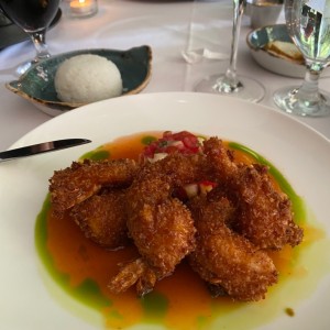 Camarones con Coco