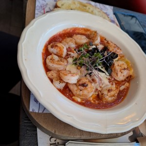 pasta de camarón 