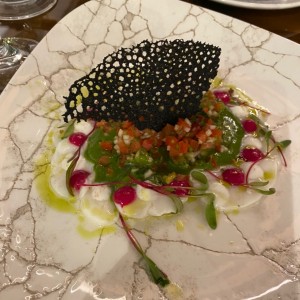 Tiradito de vieiras