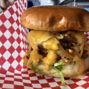 Hamburguesa cheddar 