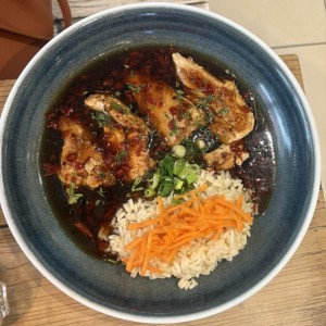 Arroz en soya 