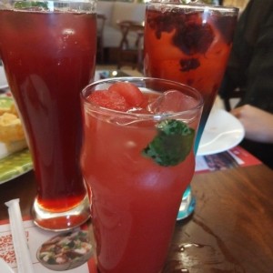 Bebidas de temporada una de ellas Cha