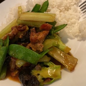 Cha siu cerdo 