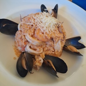rissoto con mariscos 