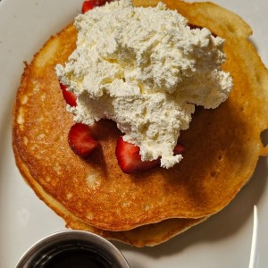 Panqueques con fresas 