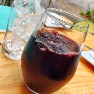 chicha morada (de maiz morado)