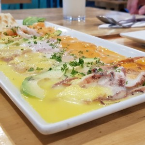 Tiradito de mariscos