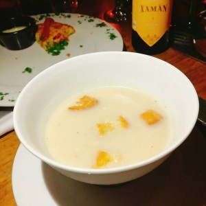 crema de coliflor