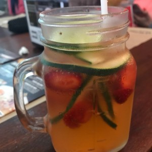 limonada fresa y pepino