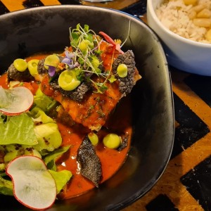 Filete de pescado con palta