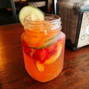 Limonada Fresa y Pepino