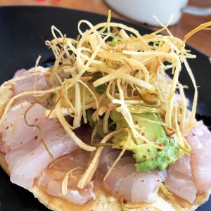 Tostada de crudo