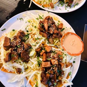 tacos de cerdo coreano