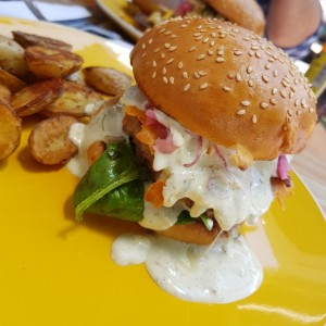 Burger Gula con Queso Gorgonzola