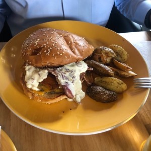 hamburguesa a la Gorgonzola