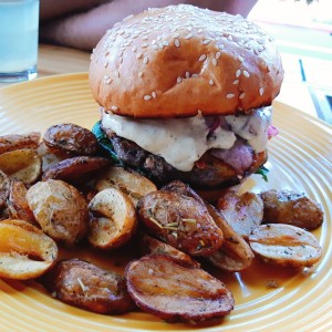 hamburguesa con tocino