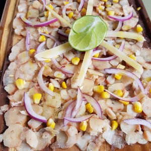 Entradas - Sashimi de pulpo
