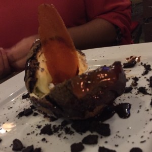helado frito