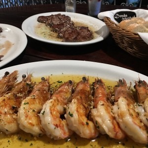 Camarones a la plancha