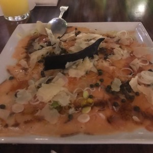 carpaccio salmon