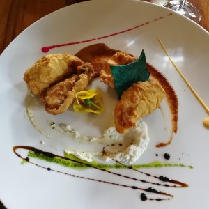 Lenguado al tempura