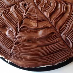 cheesecake de brownie y Nutella