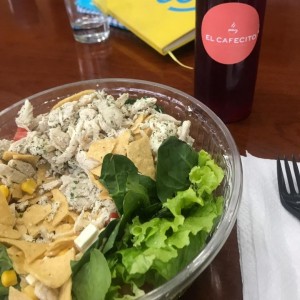 ensalada de pollo con especies