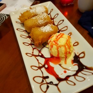 Postres - Banano Tempura