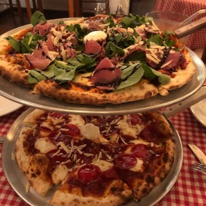 Prosciutto San Danielle y pepperoni