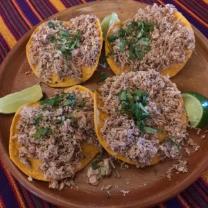 tostadas con salpicon