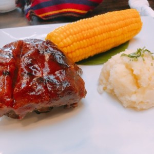 costilla en barbacoa
