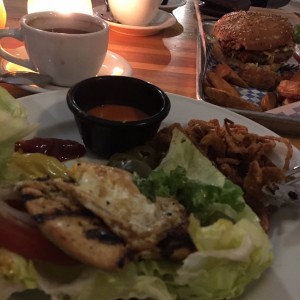 NUDIE CHICKEN HAMBURGER