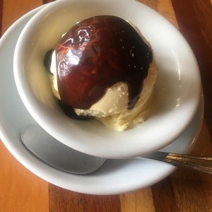 helado de vainilla
