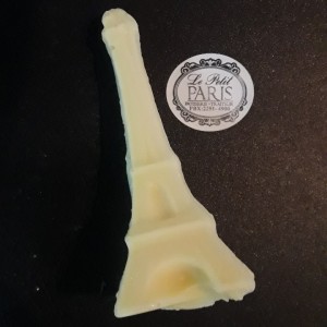Torre Eiffel de chocolate blanco