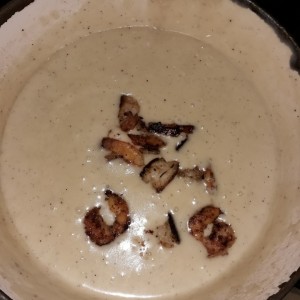 fondue de queso con camarones