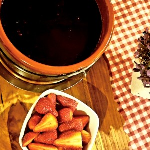 Fondue Chocolate + Fresas