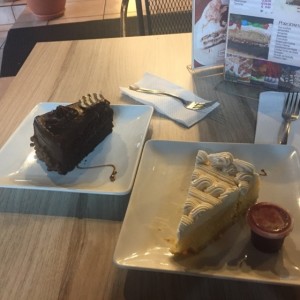 Chocolate y Cheese Cake