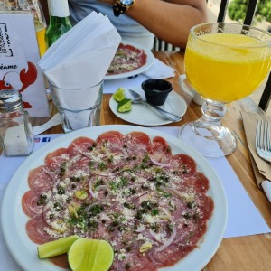 carpaccio de lomito