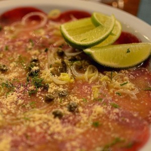 carpaccio de lomito