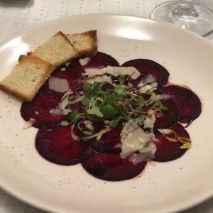 Carpaccio de Remolacha