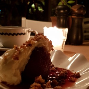 Peras al vino y Mascarpone