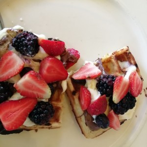 Waffles Frutos de Bosque