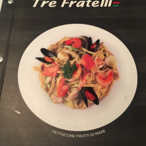 FETTUCCINE AI FRUTTI DI MARE