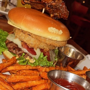 BURGER - CHEESE ONION BURGER