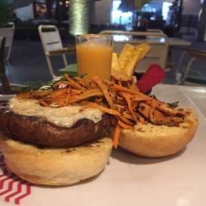 hamburguesa de Portobello
