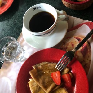 crepe con frutas