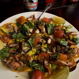Tostadas de pulpo