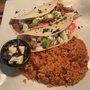 Lunch - Pork Carnitas Tacos