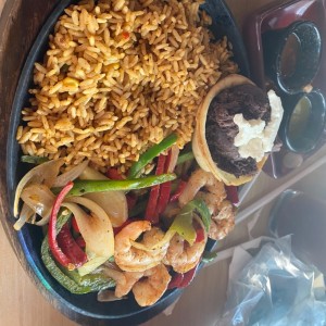 shrimp fajitas