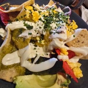 chilaquiles de desayuno